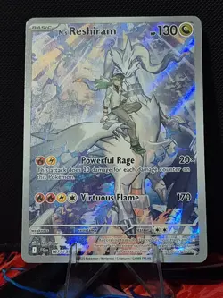 N's Reshiram 167/159 Illustration Rare Journey Together Pokemon NM/M - Image 3