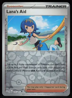 Lana's Aid 155/167 Uncommon Twilight Masquerade Pokemon Reverse Holo Near Mint - Image 1