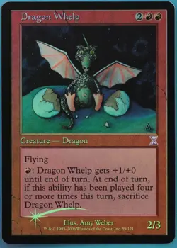 Dragon Whelp FOIL Time Spiral Timeshifted MTG - Image 1