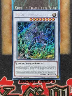 Yugioh PSY-Framelord Omega HSRD-EN035 Secret Rare 1st Ed ITALIAN LP - Image 1