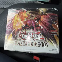 Yugioh Yu-Gi-Oh Blazing Dominion booster box sealed 1st edition sealed 24 packs - Image 1