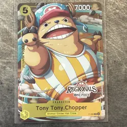 Bandai One Piece CCG Tony Tony Chopper P-089 Offline Regionals 25-26 Promo Foil - Image 1