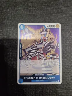 Bandai One Piece Prisoner of Impel Down Character OP16-042 Rare English - Image 1
