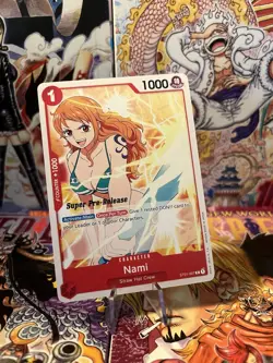 Nami Chara C Super Pre-Release Stamped - NM - One Piece TCG - ST01-007 - Image 1