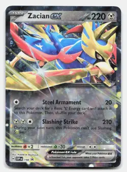 SV: Scarlet & Violet Promo Cards #198 Zacian ex - Image 1