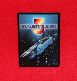 Babylon 5 B5 1997 CCG Autograph Trading Card Peter Jurasik Lord Mollari - Image 2