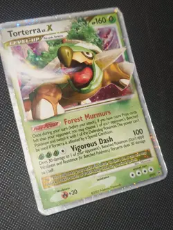 Pokemon TCG Torterra LV.X DP09 Diamond & Pearl Promo Holo Card HP 160 - Image 1