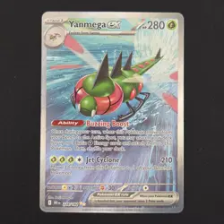 Pokemon TCG Card Yanmega ex 228/182 Destined Rivals Special Illustration - NM - Image 1