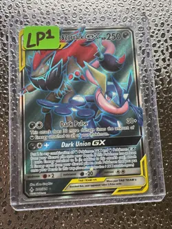 Pokemon TCG Greninja & Zoroark GX Full Art Holo Card 200/214 Unbroken Bonds - Image 4