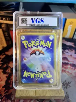 POKEMON CUSTOM ASH TRAINER CARD 2025 CRACKED CUSTOMS VGS SLAB - Image 2