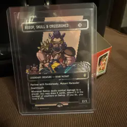 Bebop, Skull & Crossbones Borderless Surge Foil TMNT MTG - Image 1
