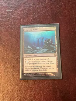 MTG FOIL Academy Ruins Time Spiral Magic the Gathering LP - Image 1