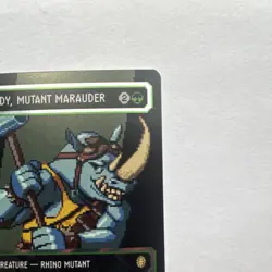 WOTC Rocksteady, Mutant Marauder * Borderless Surge Foil * English MTG TMNT Mint - Image 3