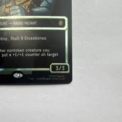 WOTC Rocksteady, Mutant Marauder * Borderless Surge Foil * English MTG TMNT Mint - Image 4