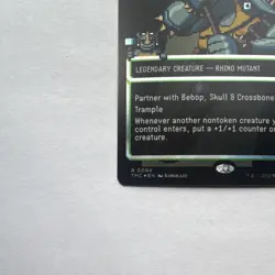 WOTC Rocksteady, Mutant Marauder * Borderless Surge Foil * English MTG TMNT Mint - Image 5