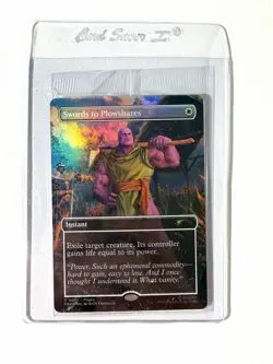MTG Marvel Thanos Swords to Plowshares P-001 PSA Magazine Promo Sealed - Image 2