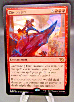 MTG City on Fire 135 March of the Machine NM - Image 1
