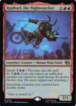 Raphael, the Nightwatcher Teenage Mutant Ninja Turtles Foil - Image 1
