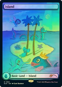 MTG FOIL Island Full Art - Secret Lair Drop #1383 - Image 1