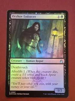 Orzhov Enforcer Foil U Ravnica Remastered 87 NM - Image 1