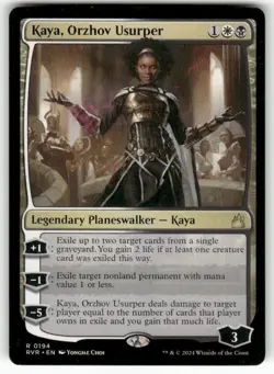 Kaya, Orzhov Usurper 194 Rare Ravnica Remastered Magic: The Gathering Near Mint - Image 1