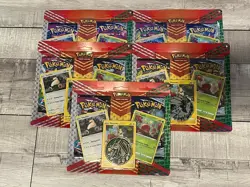 5x Pokemon TCG Fusion Strike & Chilling Reign Booster Blister Pack - Image 1