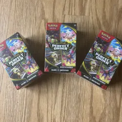 Pokemon Mega Evolution Perfect Order Lot Of 3 Boxes - Image 3