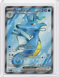 Kingdra EX 080/064 Shrouded Fable NM Full Art Pokemon TCG - Image 1