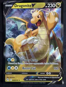 Dragonite V 049/078 Pokemon GO Holo NM! - Image 2