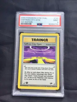 Pokemon: Gym Challenge 1st Edition Uncommon: Saffron City Gym 122/132 PSA 9 - Image 1