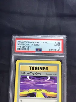 Pokemon: Gym Challenge 1st Edition Uncommon: Saffron City Gym 122/132 PSA 9 - Image 3