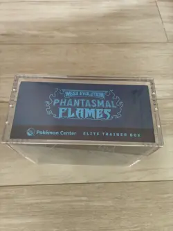 Phantasmal Flames Pokemon Center Elite Trainer Box ETB + Acrylic Case ✅ - Image 5
