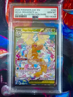 MEGA DRAGONITE EX 🔥Ascended Heroes🔥 SIR #290 PSA 10 Pokemon - Image 3