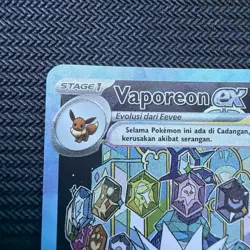 Vaporeon INDONESIAN 205 Terastal Festival Sv8a / Prismatic Evolutions Pokemon - Image 2