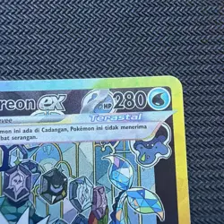 Vaporeon INDONESIAN 205 Terastal Festival Sv8a / Prismatic Evolutions Pokemon - Image 3