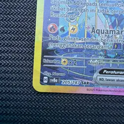 Vaporeon INDONESIAN 205 Terastal Festival Sv8a / Prismatic Evolutions Pokemon - Image 5