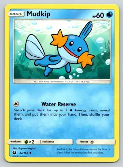 MUDKIP 32/168 C CELESTIAL STORM POKEMON MP NEGISHI - Image 1