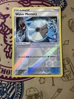 Water Memory 157/181 SM Team Up Pokemon TCG Reverse Holo - Image 3