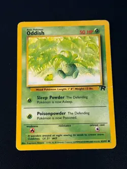 Oddish 63/82 Pokemon Team Rocket - Image 1