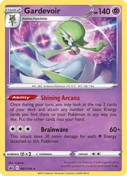 Gardevoir 061/198 Holo Rare - Pokemon Chilling Reign NM - Image 1