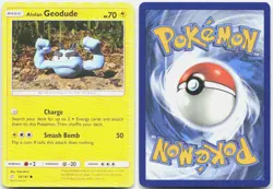 Alolan Geodude 35/181 Common Team Up Pokemon LP - Image 3
