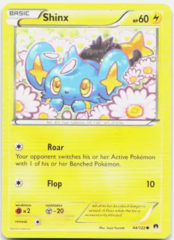 Shinx 44/122 Common BREAKpoint Pokemon LP - Image 1