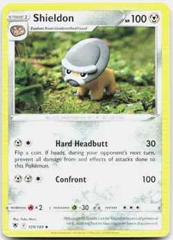 Shieldon 109/189 Uncommon Astral Radiance Pokemon LP - Image 1