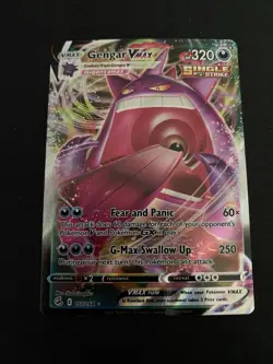 2021 POKEMON SWORD & SHIELD FUSION STRIKE #157/264 GENGAR VMAX NM Condition - Image 1