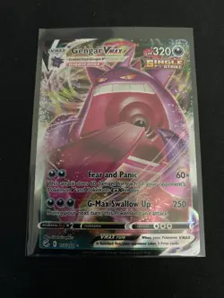 2021 POKEMON SWORD & SHIELD FUSION STRIKE #157/264 GENGAR VMAX NM Condition - Image 3