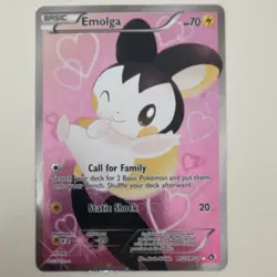 Pokemon TCG Emolga Holo Ultra Rare RC23/RC25 Legendary Treasures RC 70 HP - Image 1