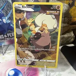 The Pokemon Company Rockruff TG07/TG30 SWSH12 Silver Tempest UR Holo Eng - Image 1