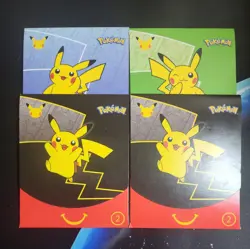Pokemon McDonalds Happy Meal 25th Anniversary 2021 Promo Sealed Packs Lot of 4 - Image 1