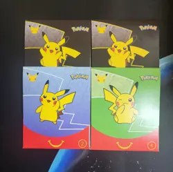 Pokemon McDonalds Happy Meal 25th Anniversary 2021 Promo Sealed Packs Lot of 4 - Image 2