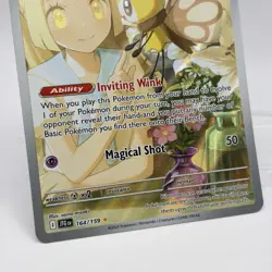 Pokemon Lillie's Ribombee 164/159 Illustration Rare Journey Together LP ENGLISH - Image 3